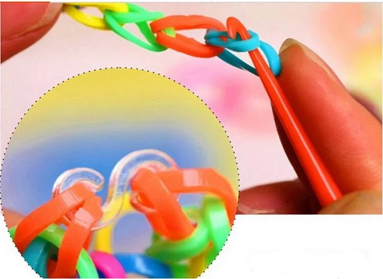 600-Piece Glow Loom Bands Kit – DIY Bracelets & Party Fun