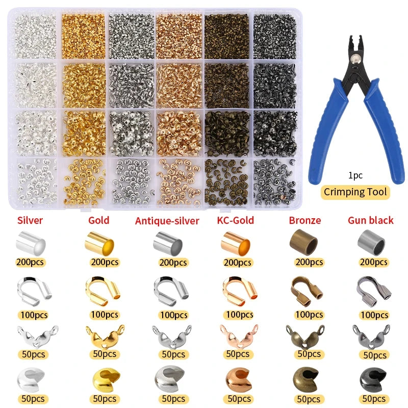 Jewelry Making Supplies Kit with Tools & Alloy Findings