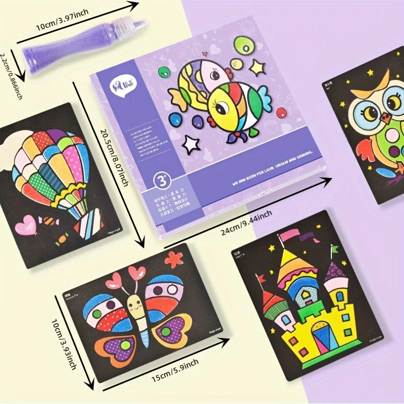 Children’s Colored Sand Painting DIY Set