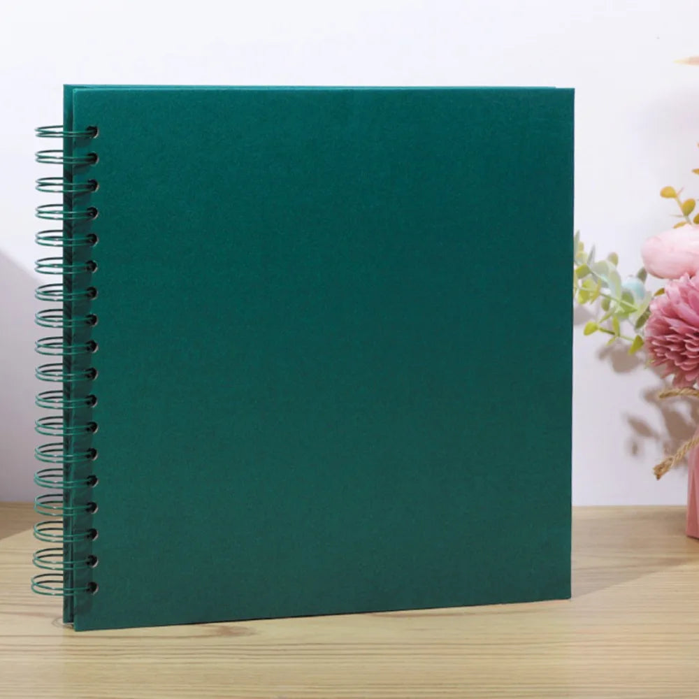 8-Inch DIY Kraft Scrapbook Album – 40 Pages