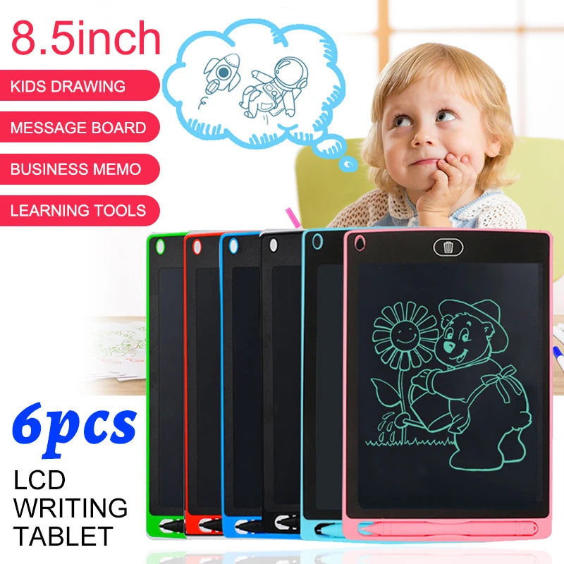 6PCS 8.5" LCD Drawing Board Writing Tablets