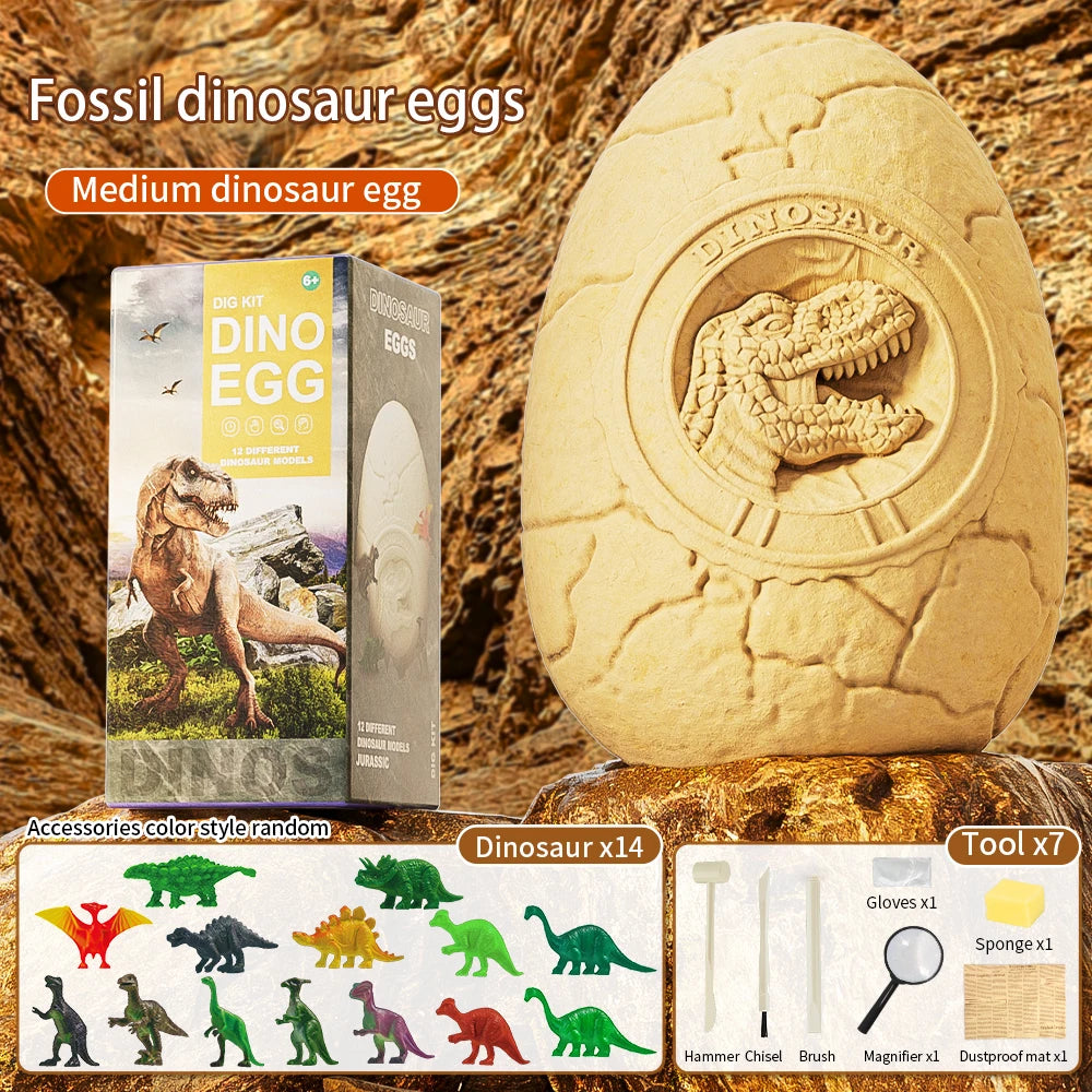 Children’s Dinosaur Archaeology Dig Toy – Fossil Excavation Kit