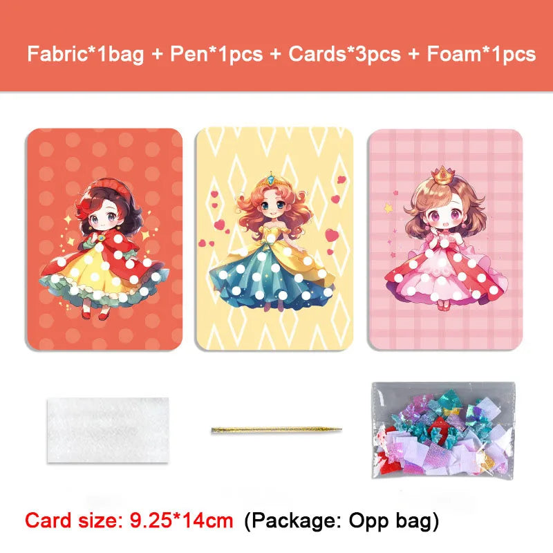 Fabric Art Frenzy DIY Dress-Up Craft Kit for Girls