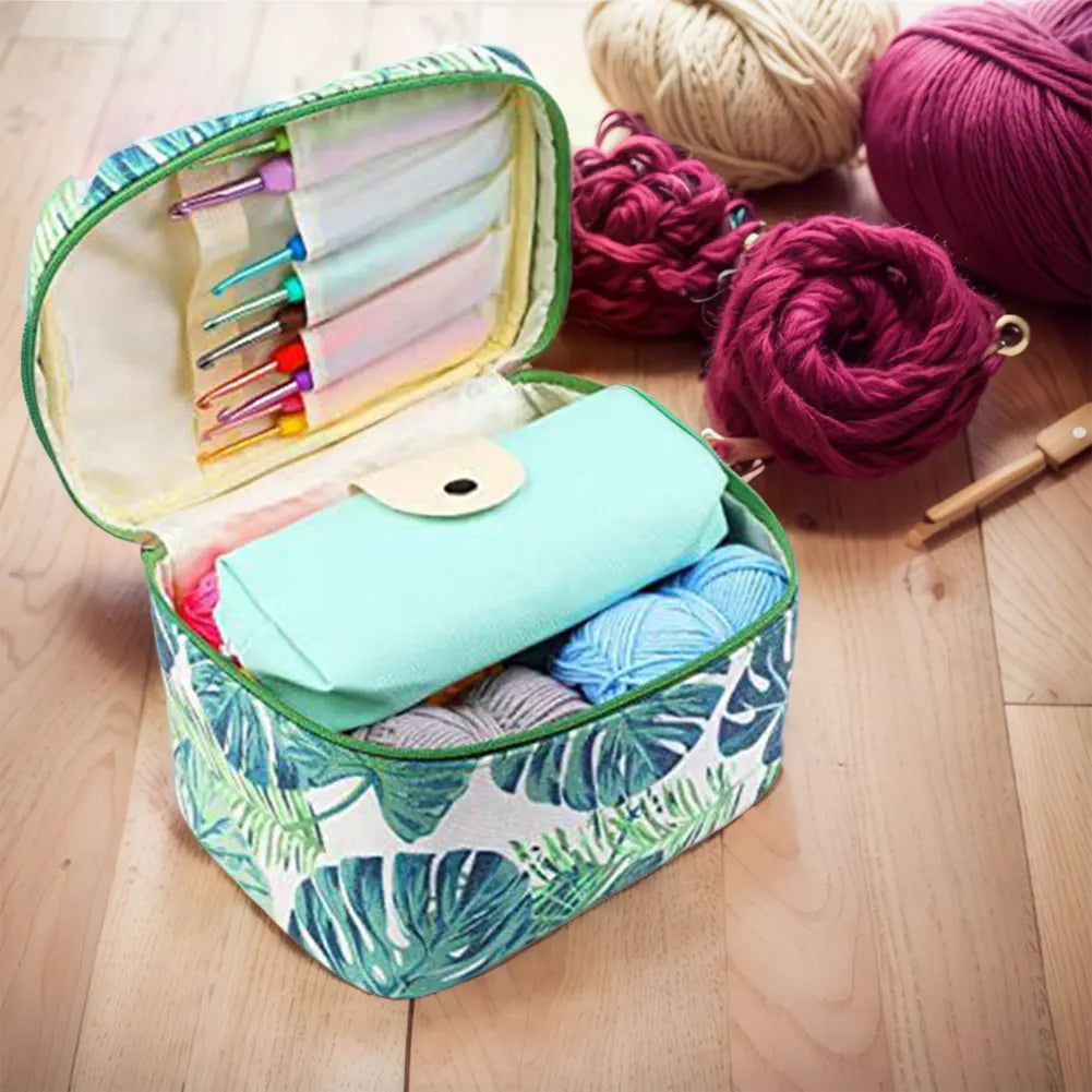 87Pcs Ergonomic Crochet Hook Kit with Case