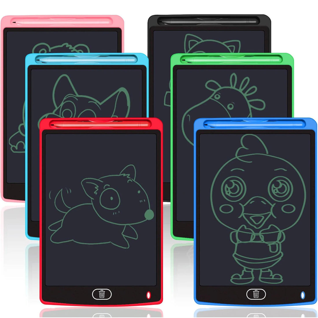 6PCS 8.5" LCD Drawing Board Writing Tablets