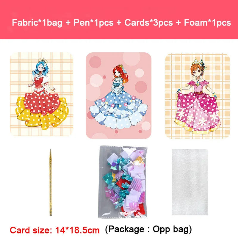 Fabric Art Frenzy DIY Dress-Up Craft Kit for Girls