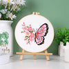 Butterfly & Flower Embroidery Kit for Beginners
