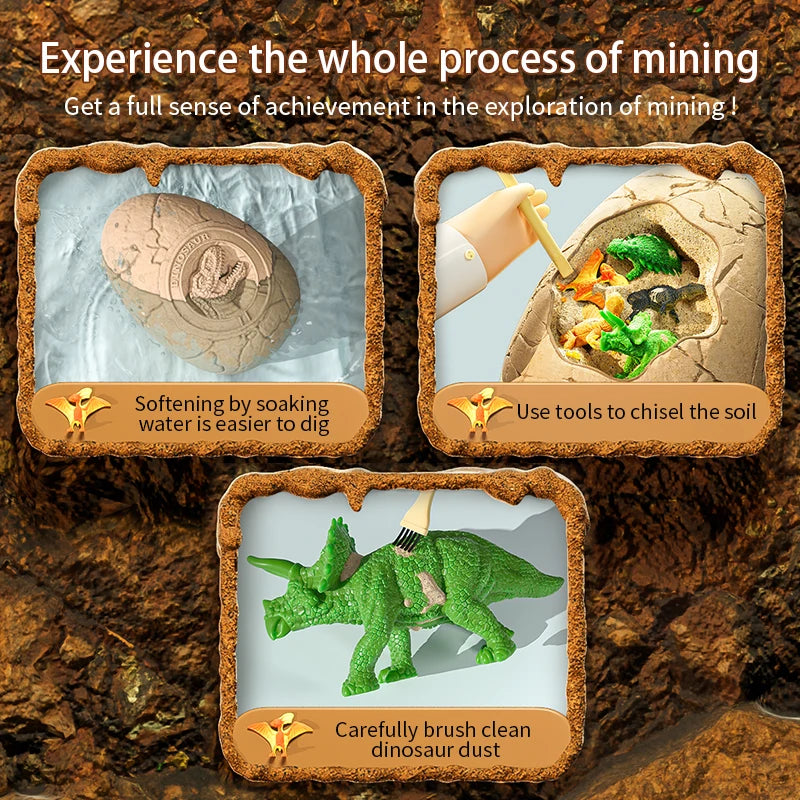 Children’s Dinosaur Archaeology Dig Toy – Fossil Excavation Kit
