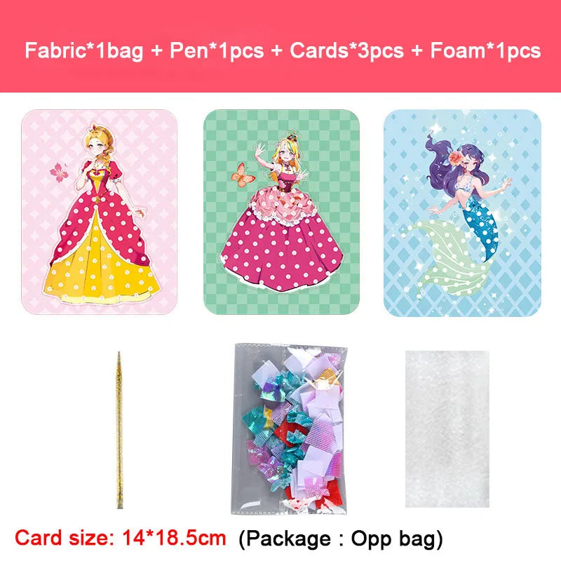Fabric Art Frenzy DIY Dress-Up Craft Kit for Girls