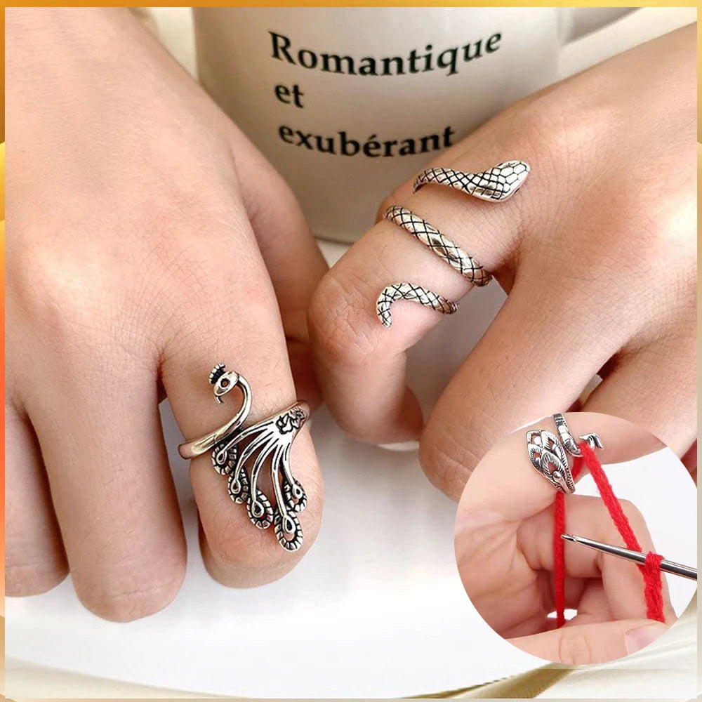 Adjustable Crochet Tension Ring – Yarn Guide Tool