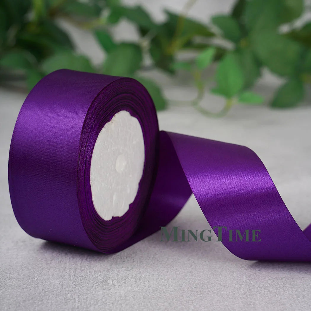 Satin Ribbon Roll – 22.8m Sage Gold for Gift Wrap & Crafts