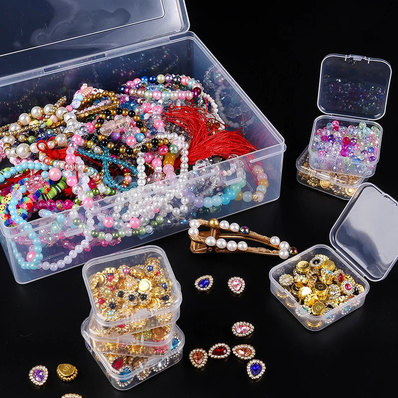 30-Piece Bead Organizer Box – Clear Storage Containers