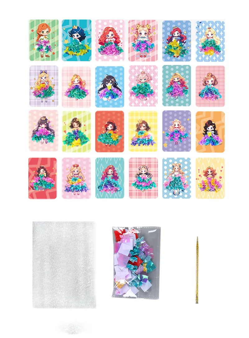 Fabric Art Frenzy DIY Dress-Up Craft Kit for Girls