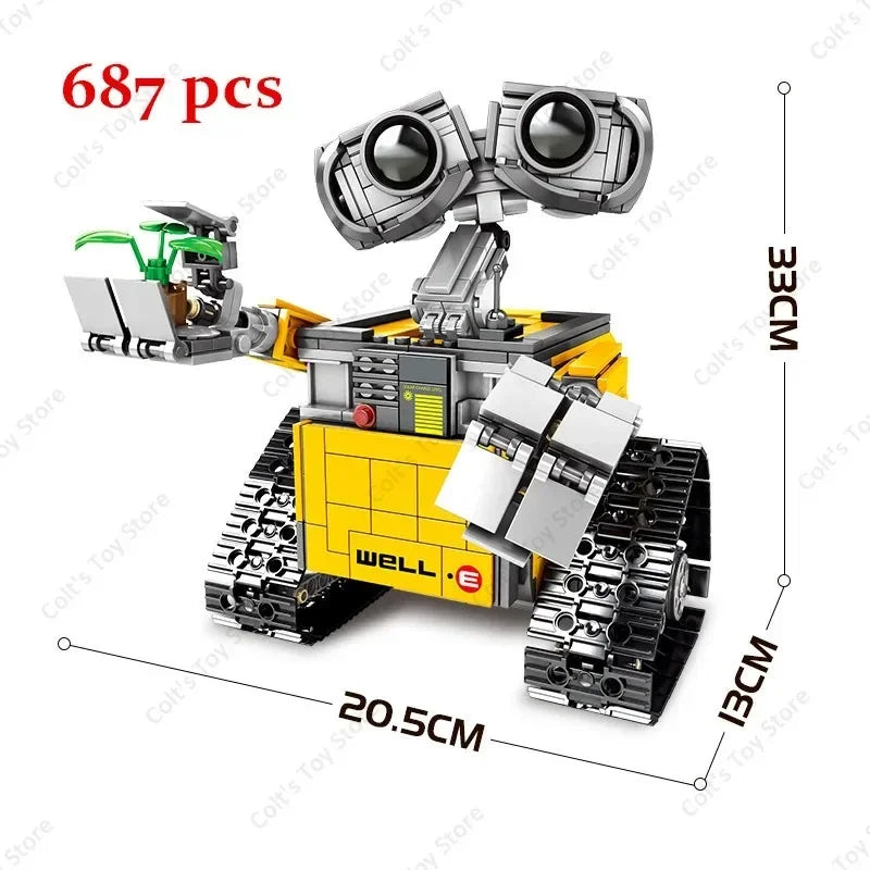 687-Piece Wall-E Building Block Set – Movie Model Kit