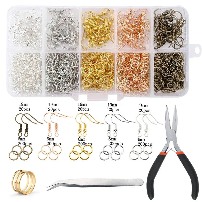 Jewelry Making Supplies Kit with Tools & Alloy Findings