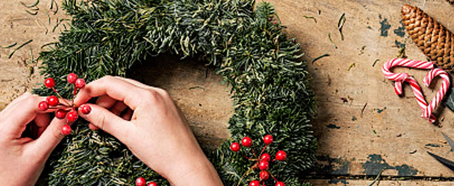 Metal Wreath Frame – 25cm Wire Rings for DIY Holiday Crafts