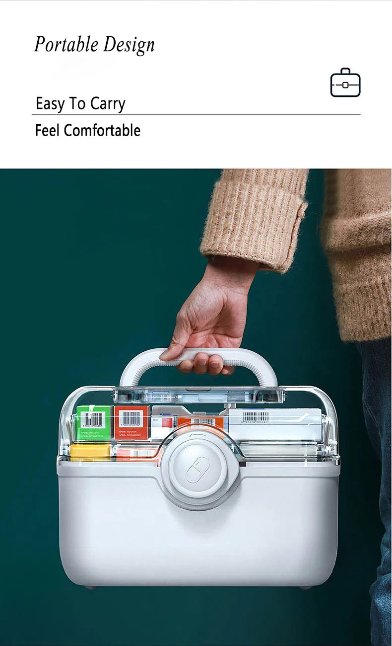 Large-Capacity Organizer Box – Portable Storage