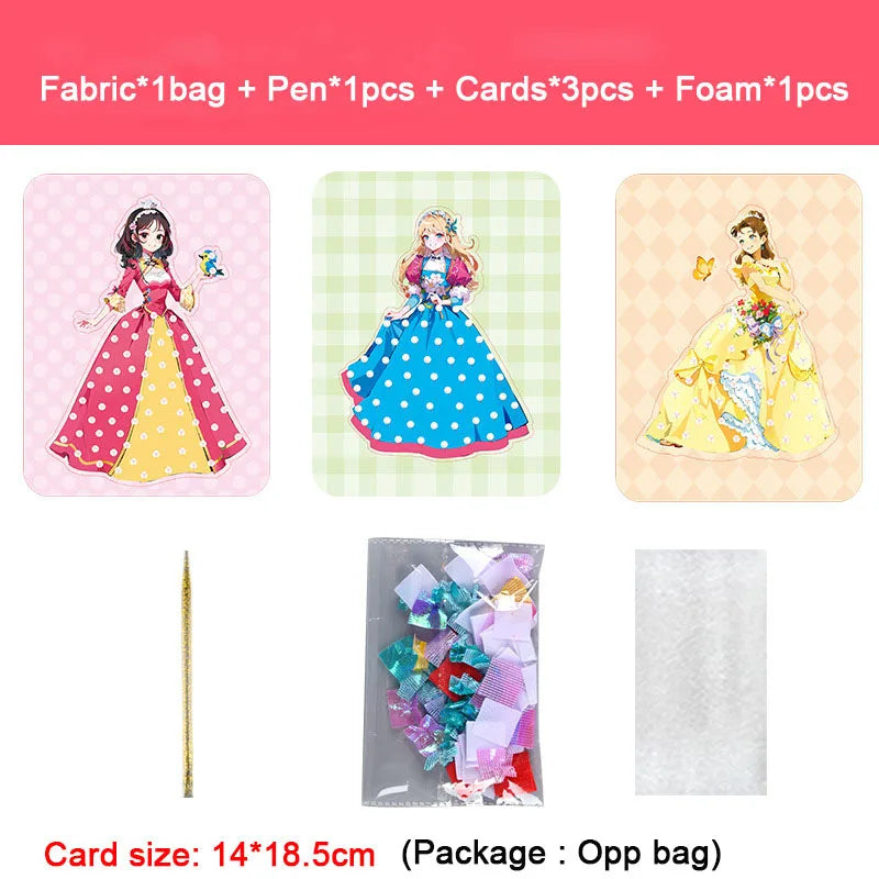 Fabric Art Frenzy DIY Dress-Up Craft Kit for Girls