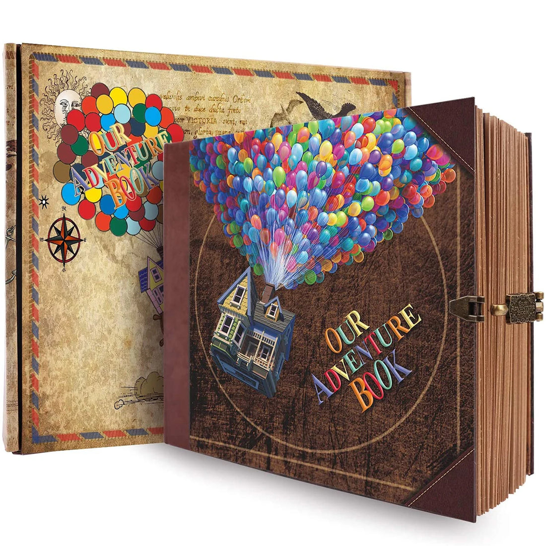 146-Page Retro DIY Scrapbook – "Our Adventure Book"