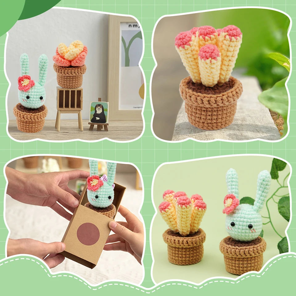 IMZAY Beginner Crochet Kit with Video Tutorial – Complete Set