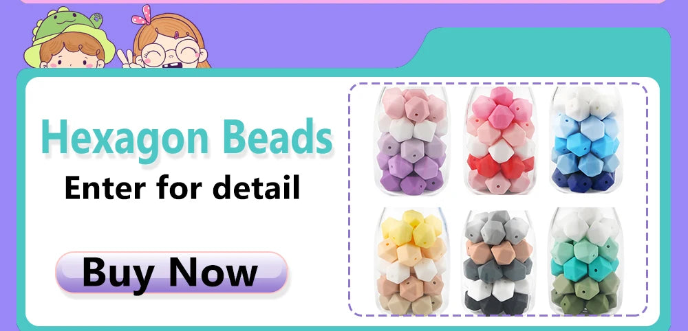 50-Piece Silicone Bead Set – 15mm Round Beads