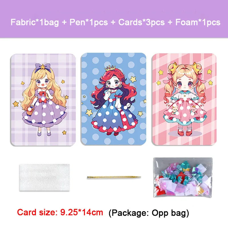 Fabric Art Frenzy DIY Dress-Up Craft Kit for Girls
