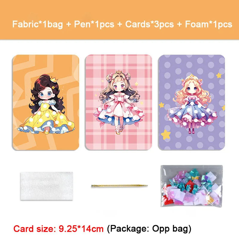 Fabric Art Frenzy DIY Dress-Up Craft Kit for Girls