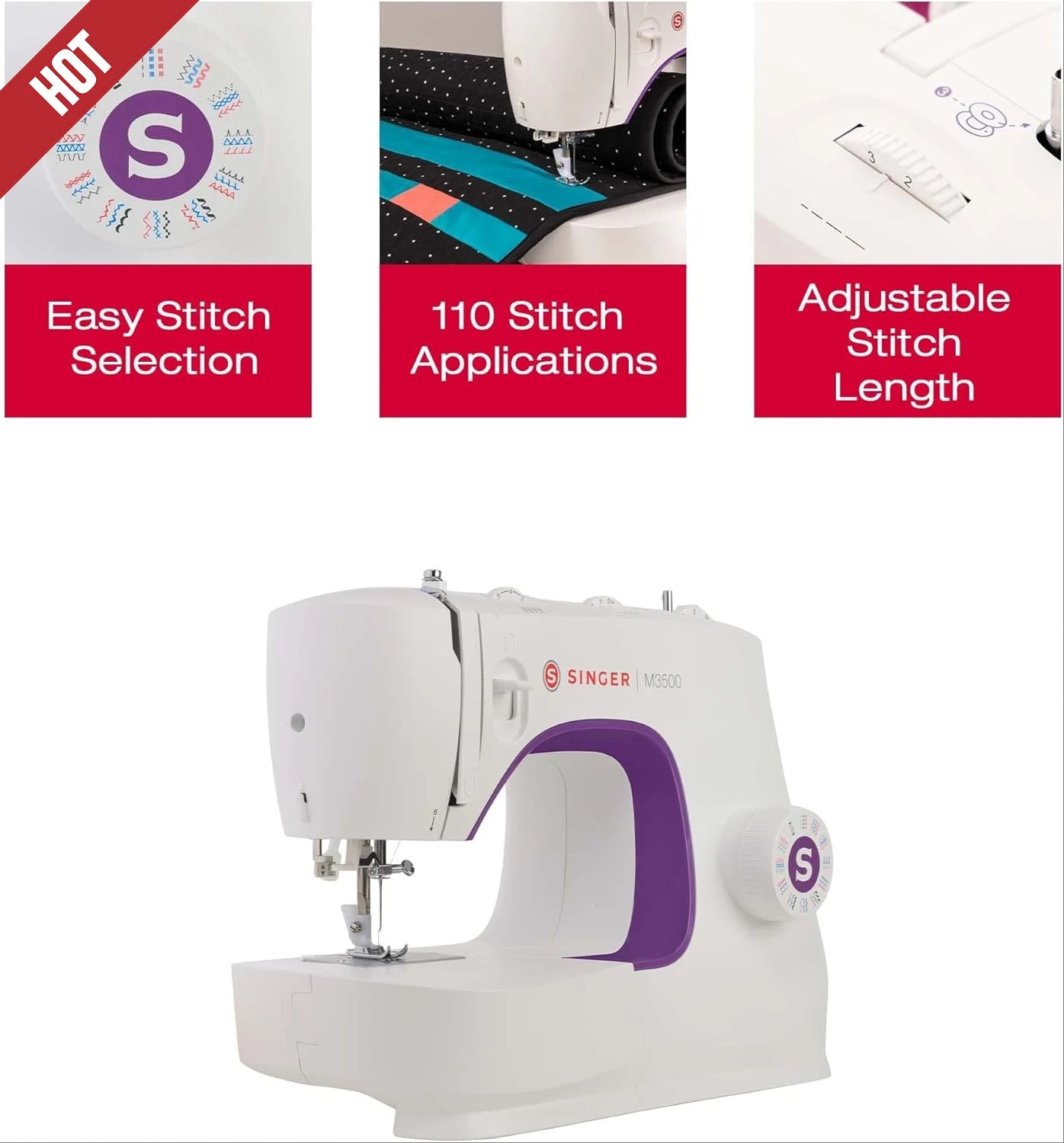 M3500 Portable Sewing Machine