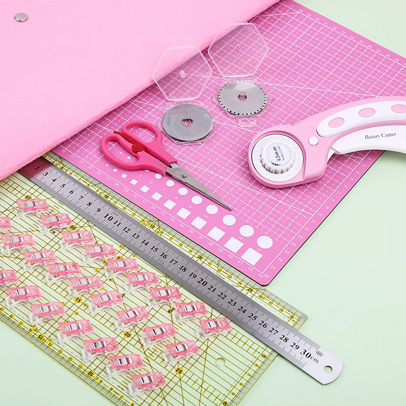 KRABALL Rotary Cutter Kit with A3 Cutting Mat & Sewing Tools