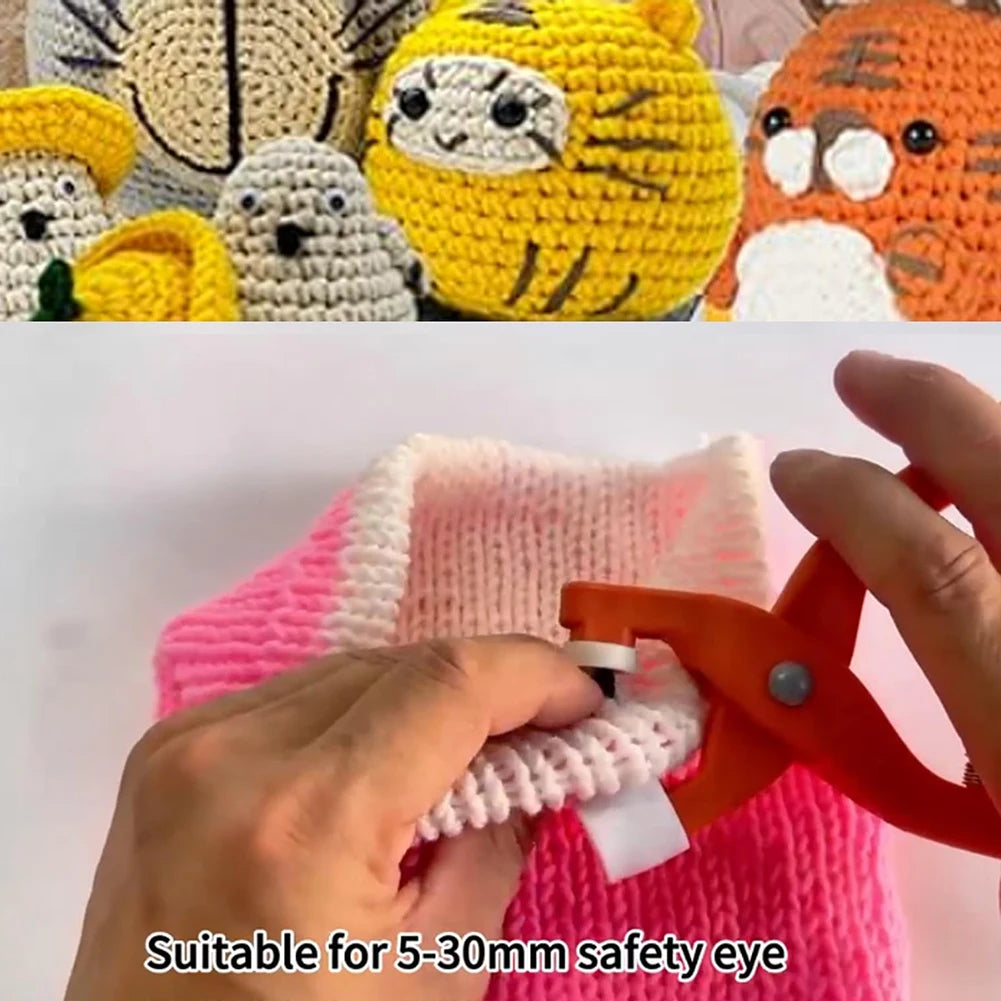 Safety Eye Snap Tool – For Stuffed Animal & Crochet Projects