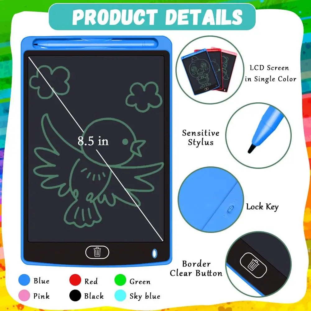 6PCS 8.5" LCD Drawing Board Writing Tablets