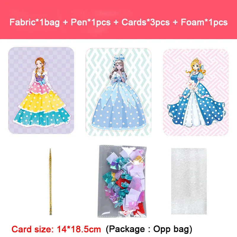 Fabric Art Frenzy DIY Dress-Up Craft Kit for Girls