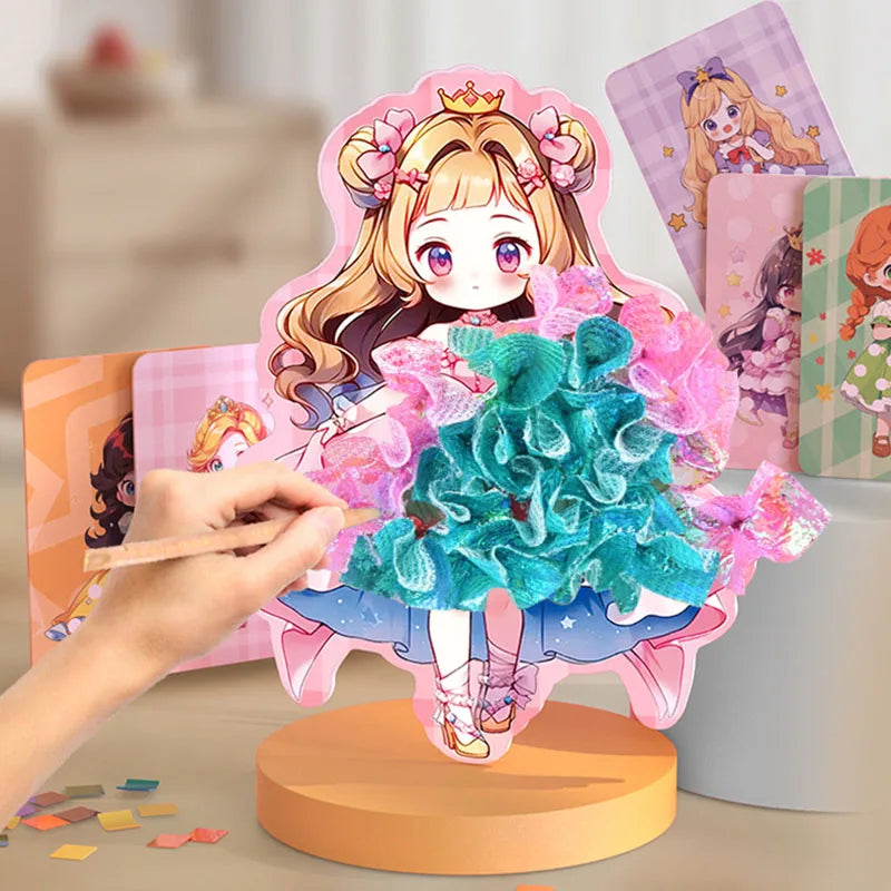 Fabric Art Frenzy DIY Dress-Up Craft Kit for Girls