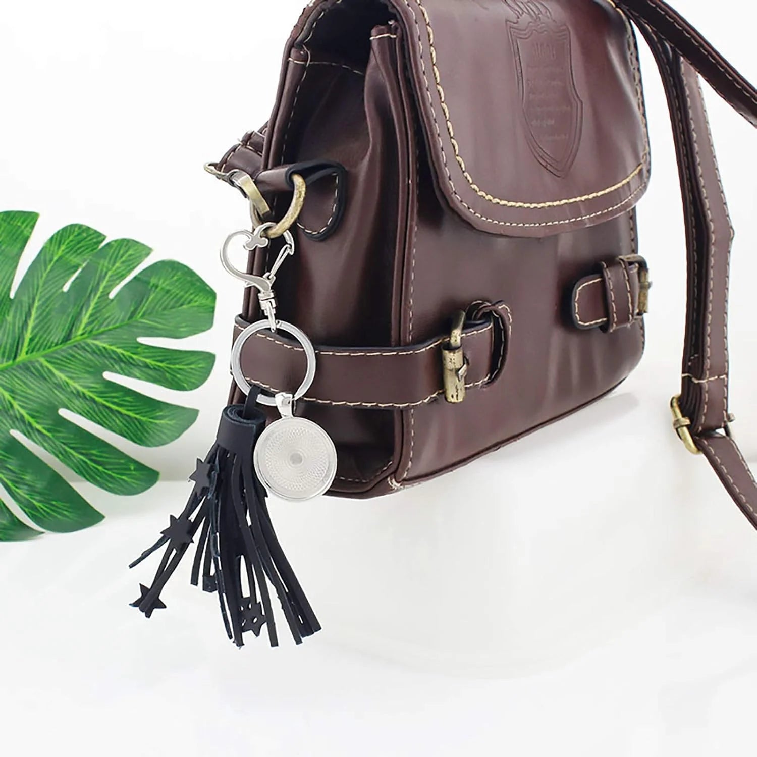 20-Piece Heart-Shaped Swivel Snap Hooks with Key Rings