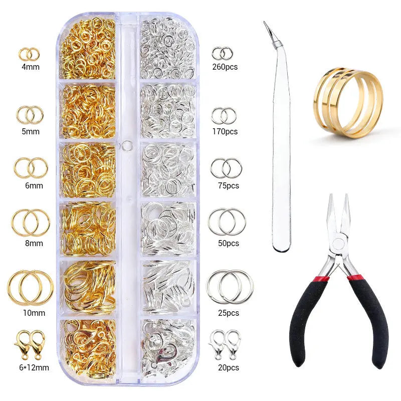 Jewelry Making Supplies Kit with Tools & Alloy Findings