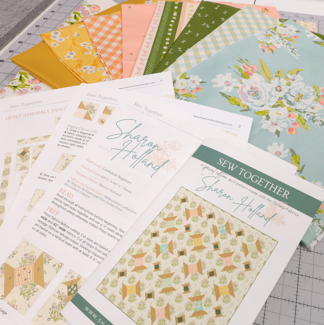 Art Gallery Sew Together Quilt Pattern Kit