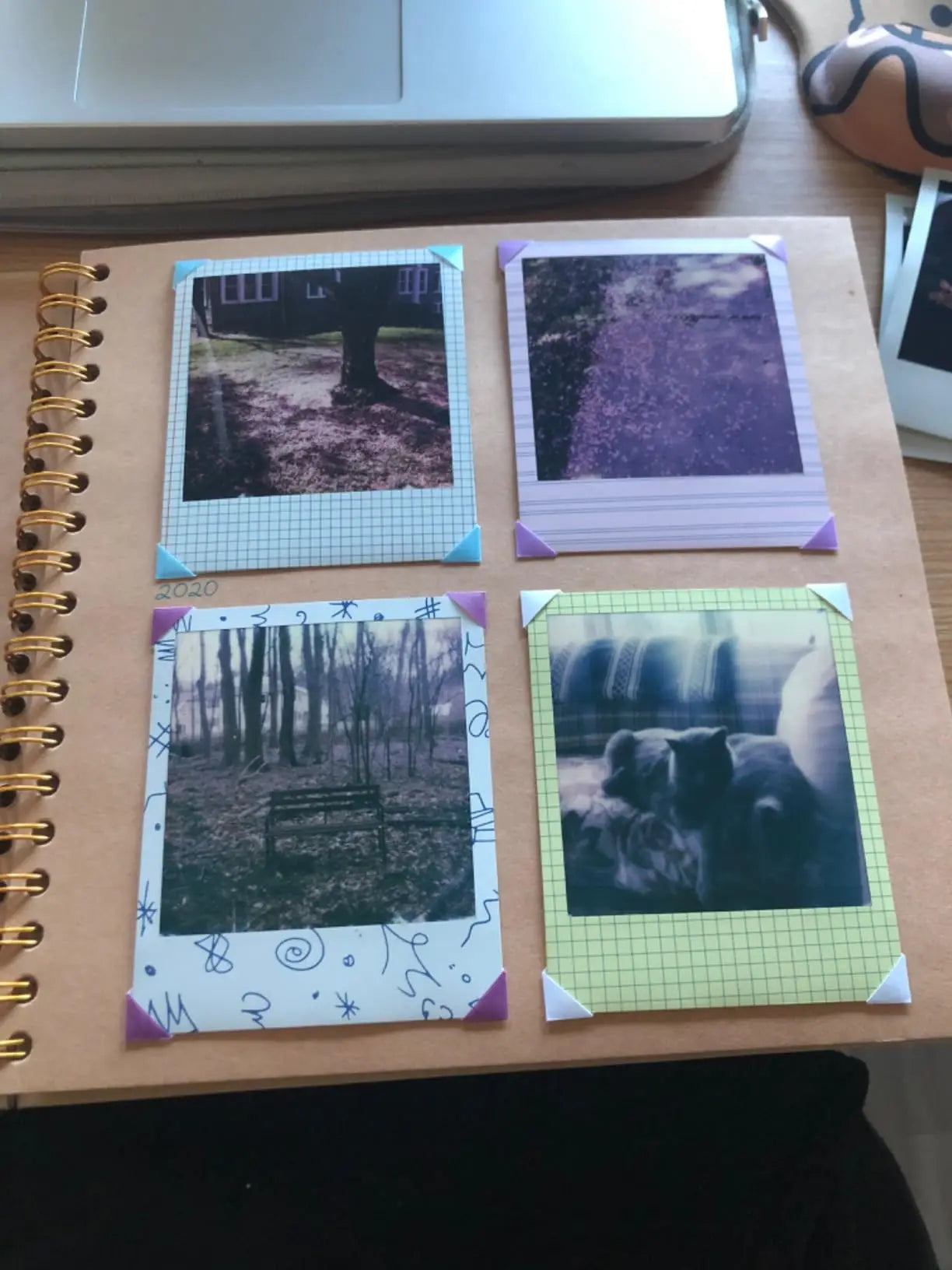 8-Inch DIY Kraft Scrapbook Album – 40 Pages