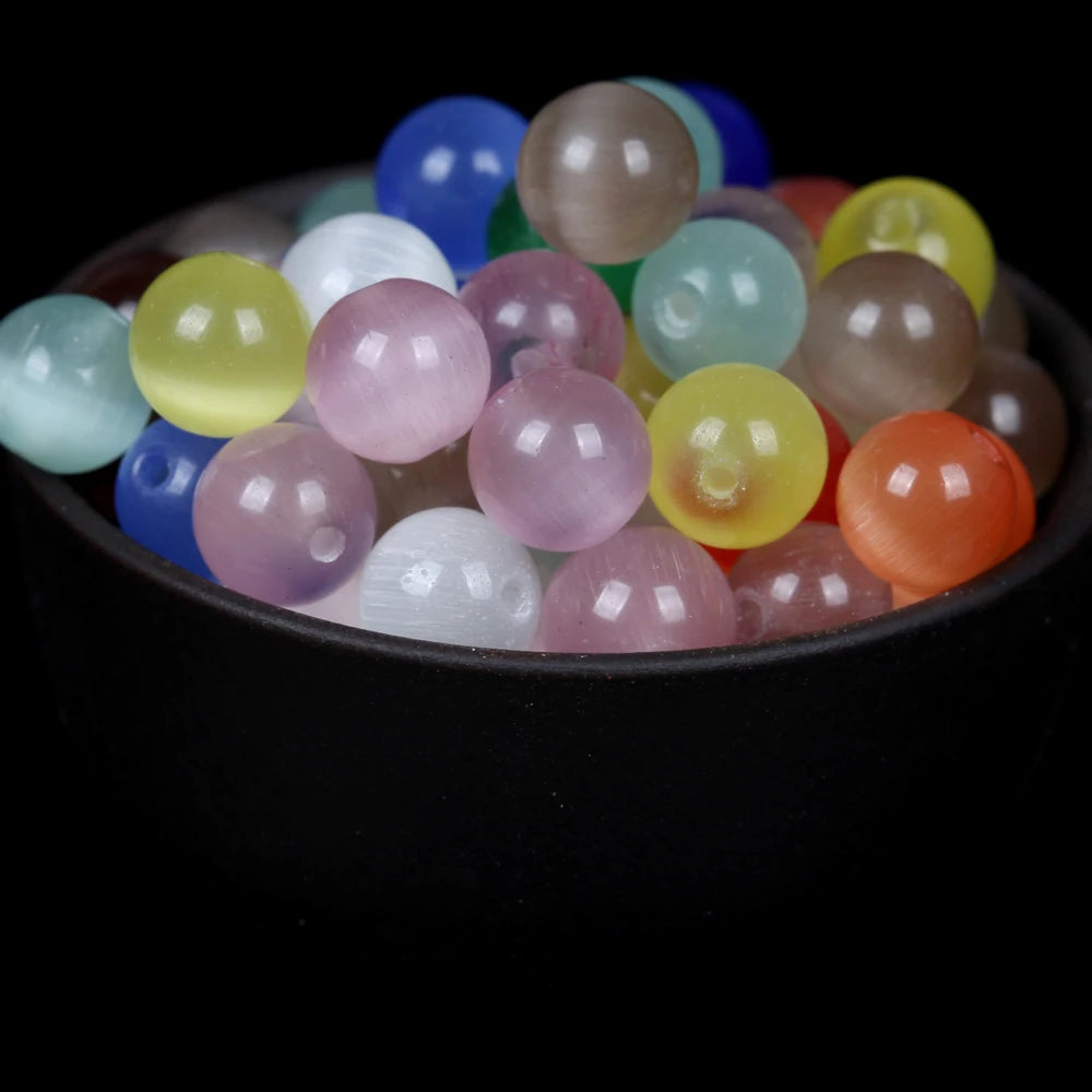 Natural Round Tiger Eye, Amazonite