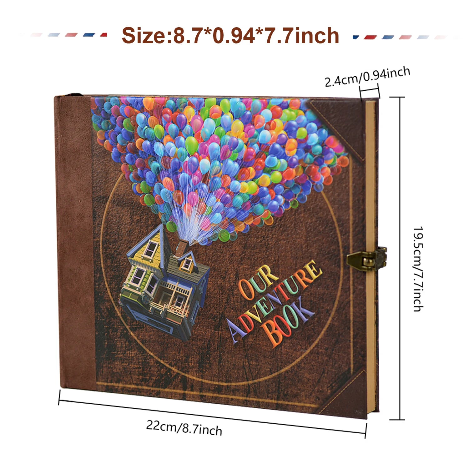 146-Page Retro DIY Scrapbook – "Our Adventure Book"