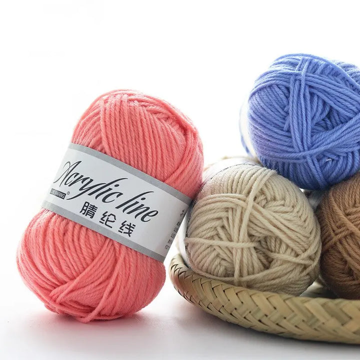 12-Piece Multicolor Yarn Set – Knitting & Crochet Starter Kit