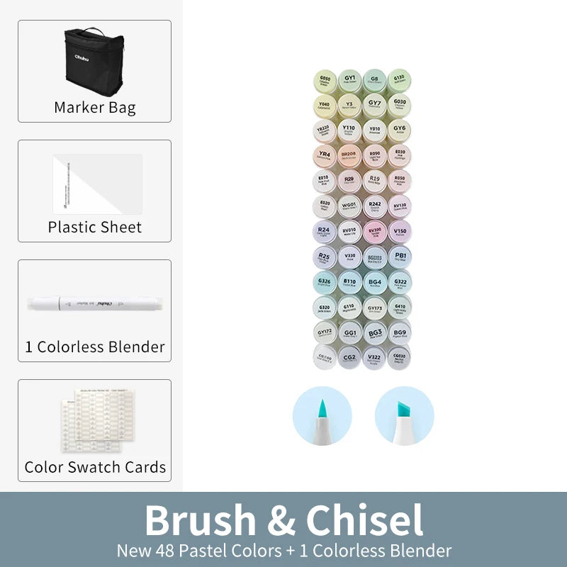 Ohuhu Honolulu Alcohol Art Marker Set