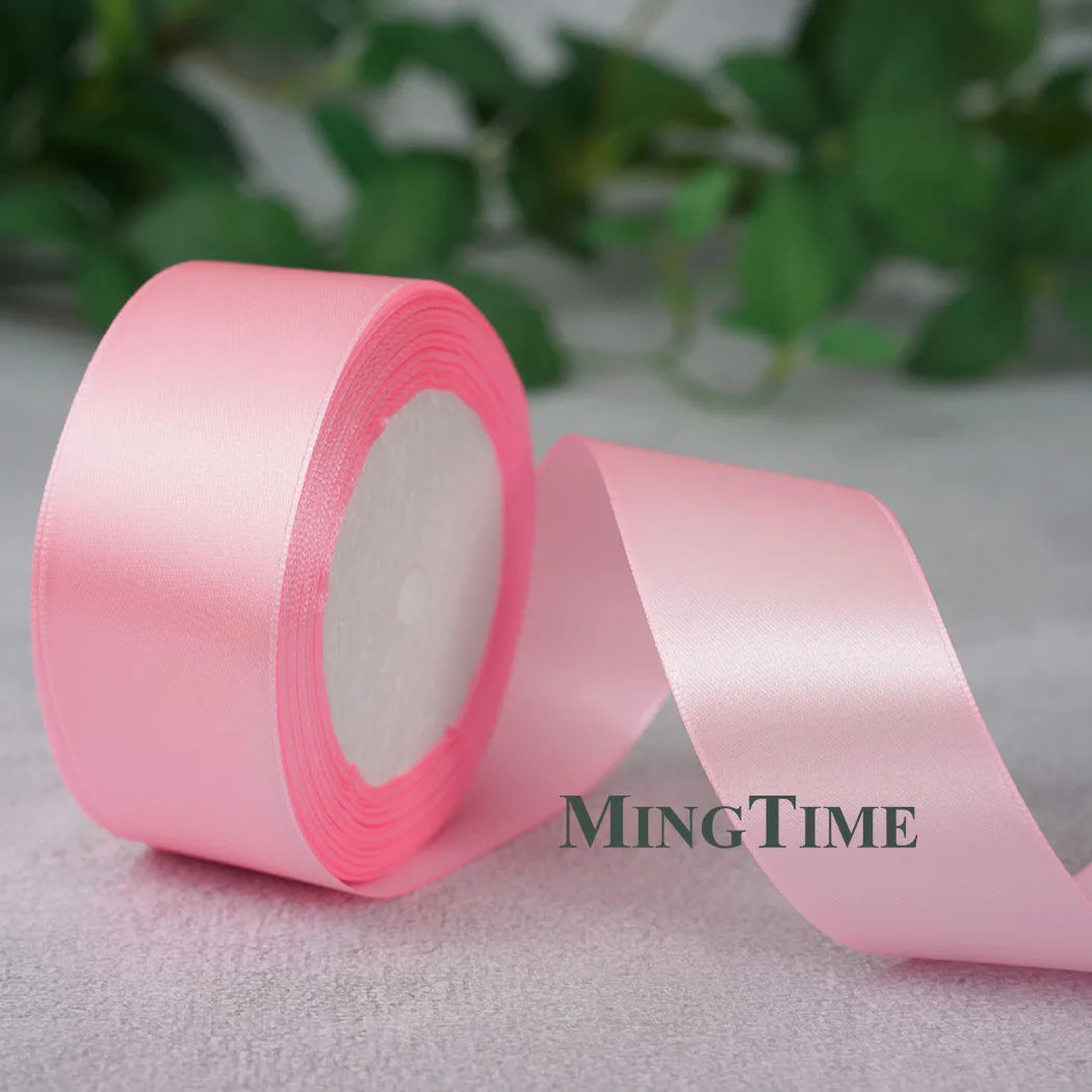 Satin Ribbon Roll – 22.8m Sage Gold for Gift Wrap & Crafts