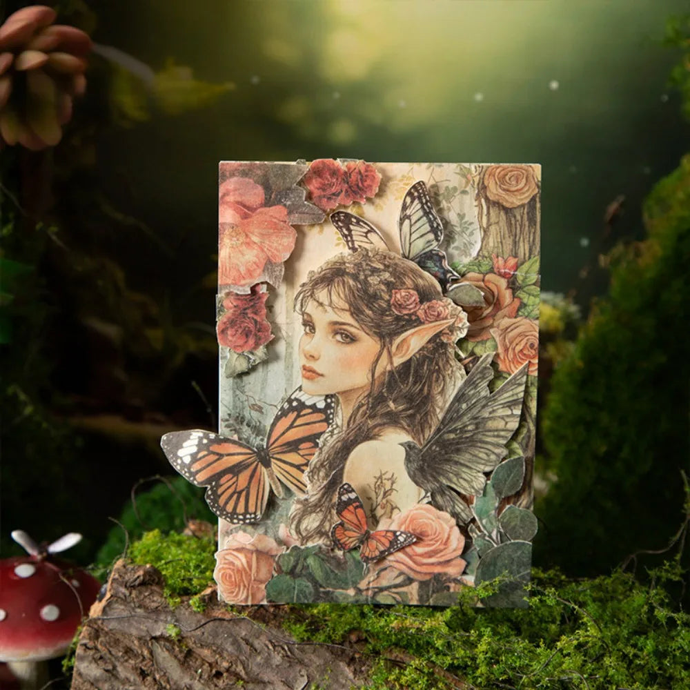 180pcs Fairy Tale Scrapbook Paper