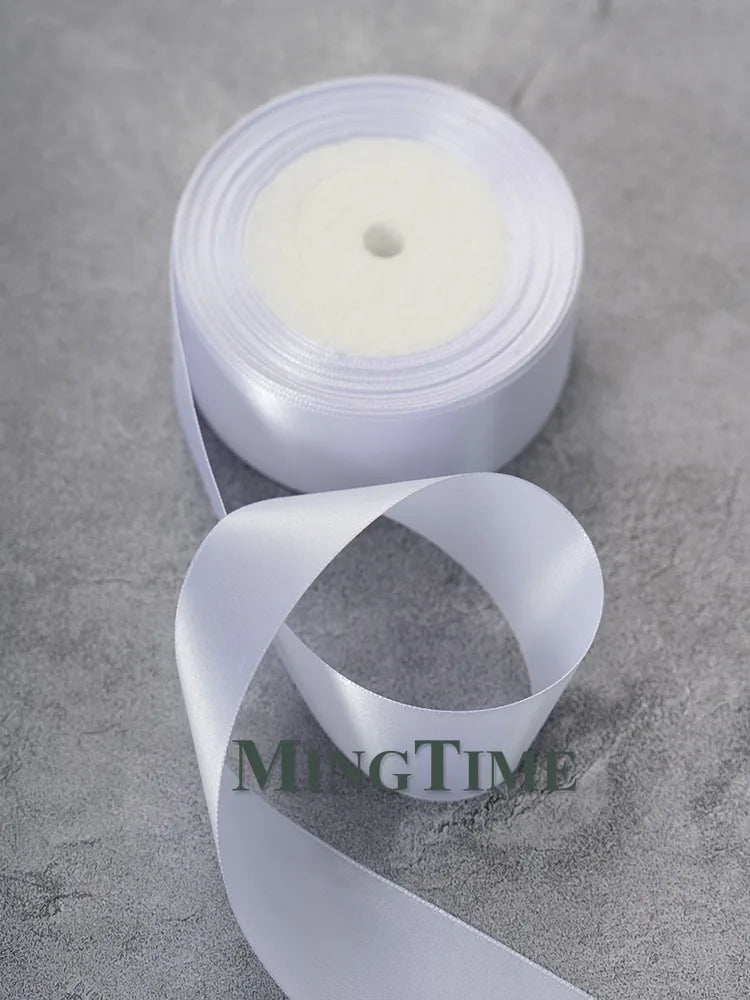 Satin Ribbon Roll – 22.8m Sage Gold for Gift Wrap & Crafts