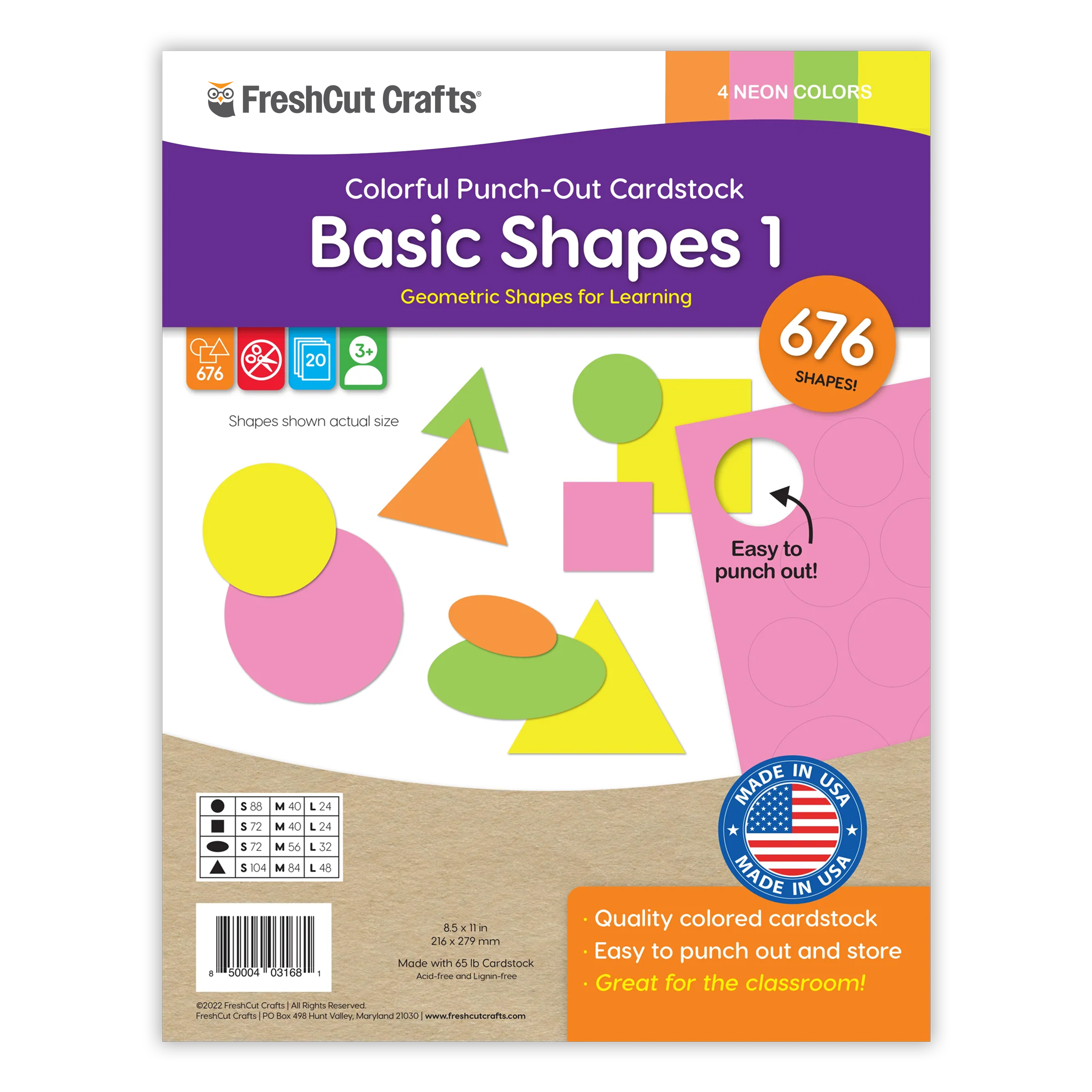 Basic Shapes Learning Kit – Set 1