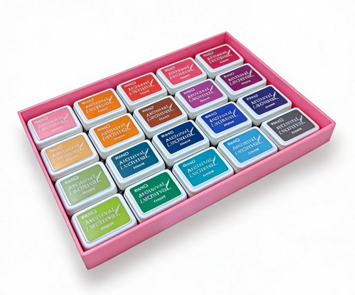 Stackable Mini Ink Pad Storage Tray – Holds 20 Pads