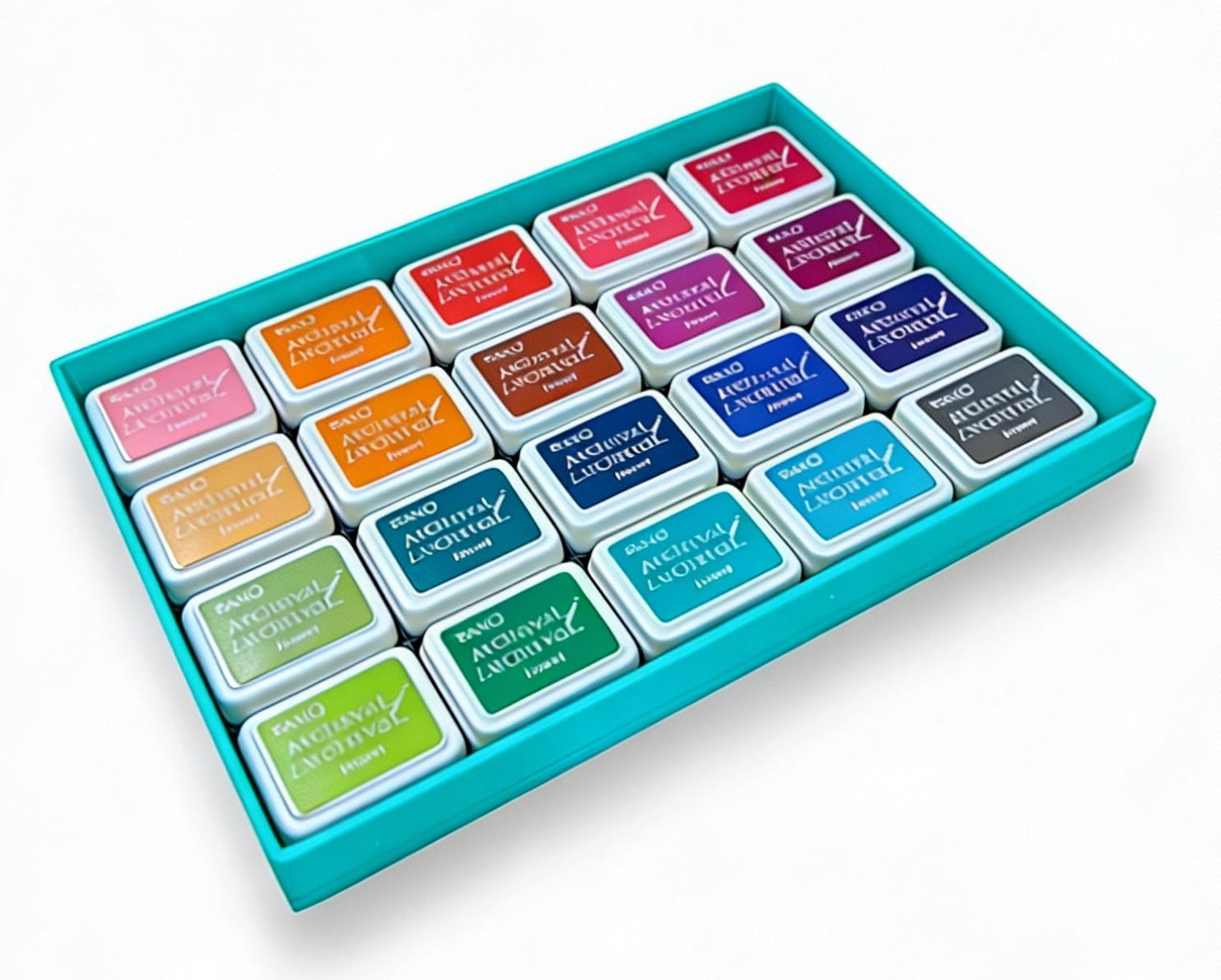 Stackable Mini Ink Pad Storage Tray – Holds 20 Pads