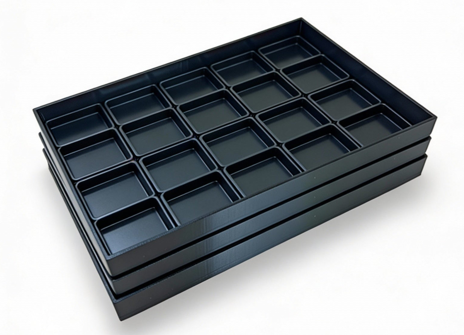 Stackable Mini Ink Pad Storage Tray – Holds 20 Pads