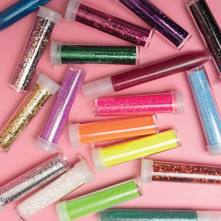 Strawberry Kazoo Sparkle Glitter, Glitter Glue, and Gem Sticker DIY Craft Kit