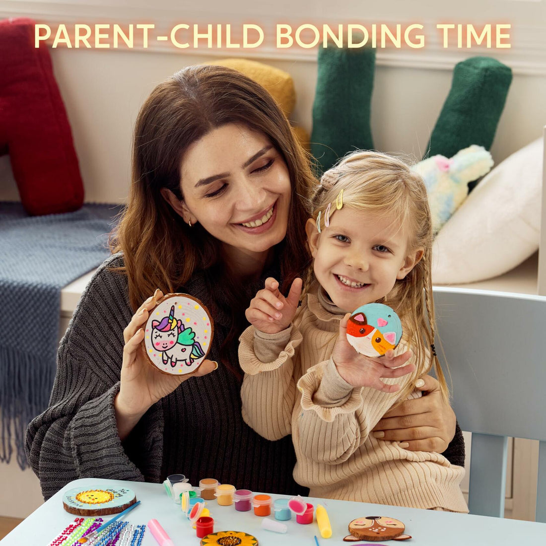 Klever Kits Wooden Glow in The Dark Painting Craft Kit for Kids Ages 6-12